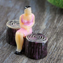 Fish Tank Small Ornaments Wooden Pile Pier