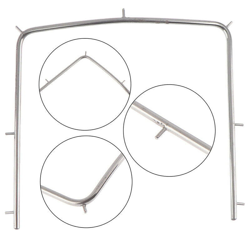 1Pc Dental Rubber Dam Punch Frame Stainless Steel Endodontic Surgical Instrum Ew