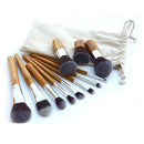 11Pcs Professional Makeup Brush Cosmetic Brushes Tools Kit Foundation Set  A