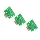 3PCS DIY USB 3.0 Female Socket To DIP Board Module 9pin Adapter Converter