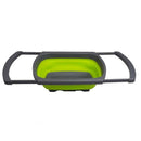 Collapsible Over the Sink Colander / Strainer, Green