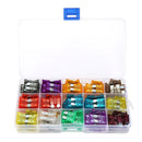 150pcs Mixed Mini Blade Fuses Zinc Alloy Assortment Set for Car Auto Truck