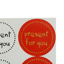90Pcs Present for you Kraft Paper Seal Stickers DIY Gifts labels/Baking Decor LJ