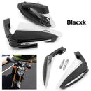 1X(Motorcycle Handlebar Hand Protector With Led Light Handguards Led Hand G