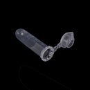 100pcs 2ml Micro Centrifuge Tube Vial Clear Plastic Vials Container Snap Cap JR