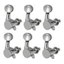 6 Pcs Right  Guitar Machine Metal Tuners- String Tuning Key Pegs Replacement for