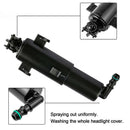 2 Pcs Headlight Washer Nozzle Pump Headlight Cleaning Sprinkler Headlight S B7S2
