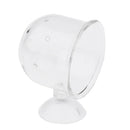 2x Glass Feeding Cup   Feeder Shrimp Red Worms Food for Aquarium Pinhole