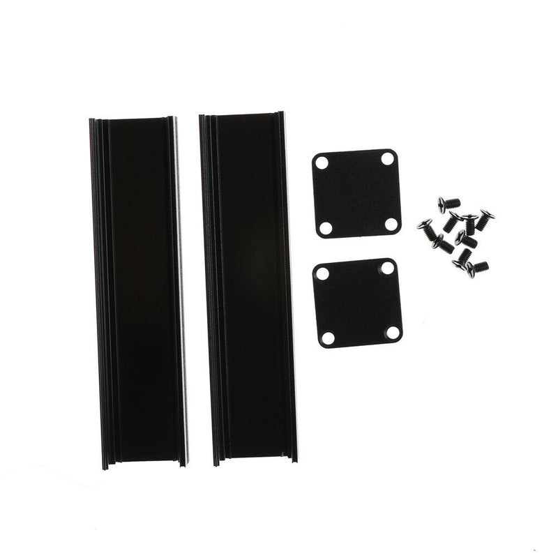 100*25*25mm Extruded PCB Aluminum Box Black Enclosure Electronic Project Case Cy