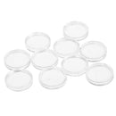 10Pcs 20mm plastic round applied clear cases coin storage capsules holder FT