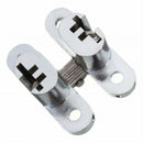2PCS Hidden Hinge Stainless Steel Invisible Hinges Concealed Barrel Wooden  V5Q8