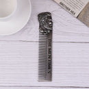 Stainless Steel Beard Mustache Shaving Comb Mustache Facial Hair Comb Brush%!