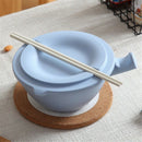 Eco-Friendly Wheat Straw Instant Noodles Bowl with Lid Handle Dinnerware Se