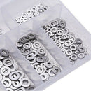 500Pcs/Set M1.6 M2 M2.5 M3 M3.5 M4 M5 Stainless Steel Flat Washer Plain Was O2M5