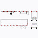 1* Conspicuity Grade Diamond Tape Tractor Trailer Truck Reflective Tape X2B8