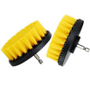 1X(2pcs Drill Brush, 4 Inch Drill Brush Bathroom Scrubber, Drill Brush Atta