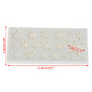 Snowflake Silicone Fondant Cake Mold Soap Chocolate Decorating DIY Moul@