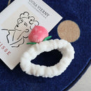 New Peach Wash Headbands Heart Women Girls Hair Band Sweet Korean Shower Ma