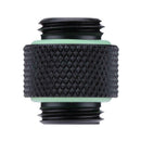 10mm G1/4 External Thread Hose Connector for PC Water Cooling(Black) A