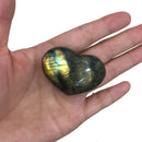 Romantic Heart Shape Faux Labradorite Stone Specimens Collection Birthday Deluxe