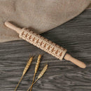 Christmas Tree Embossing Rolling Pin Baking Cookies Biscuit Engraved Roller