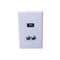 3Ports HDMI Ethernet USB 2.0 Port RCA Coaxial Wall Plate Jack Socket Panel