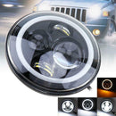 45W 7 Inch Round Led Headlight High Low Beam DRL Headlight For Jeep Motorcycle