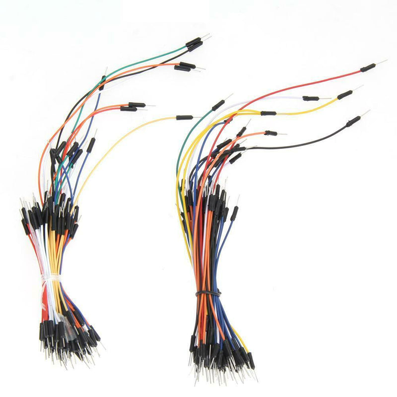 130PCS Male to Male Flexible Breadboard Jumper Cable Wires