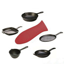 6 Piece Durable Grill Pan Scraper Plastic Set Tool and Silicone Hot Handle  Q4N3