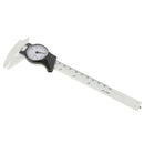 150 mm 6 inch Dial Caliper Plastic Vernier Meter Outside Inside   Black
