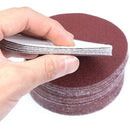 30pcs/set 5inch 125mm Round sandpaper Disk Sand Sheets Grit 80/100/120/180/