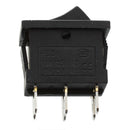 10 Pcs DPDT ON-OFF-ON Snap In Rocker Switch 6A/250V 10A/125V AC
