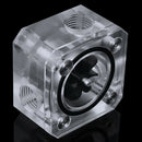 Acrylic Flow Meter G1/4 Thread Water Cooling System Coolant Filter Indicat