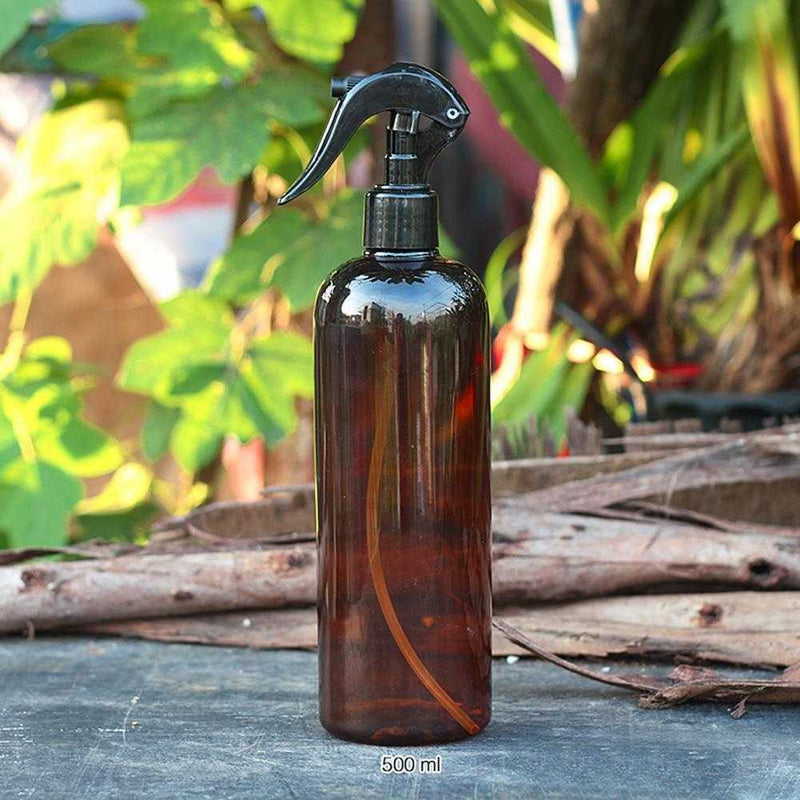 500ML Plastic Spray Bottle Trigger Sprayer Essential Perfume Oil Container