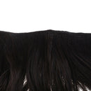 Dark Brown Width 25cm Lady Long Curl Wavy Clip-on Sexy Stylish Hair Extensi