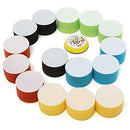16Pcs 2" Car Round Flat Sponge Waxing Polishing Pad Buffing Polisher Set