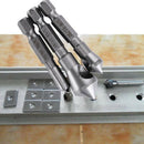 3pcs HSS Titanium Coated Countersink Deburre Drill Bit Metal Steel Wood Tools