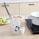 Cooking Spoon Rest Pot Lid Rack Space Saving Home Kitchen Cover Holder Store Pan