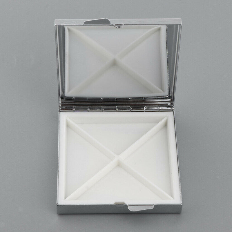 Travel 4 Compartments Dispenser Case Vitamin Storage Container Pill Box Tablet