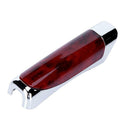 Universal Car Interior ABS Plastic Plating Handbrake Cover(Wood Texture)