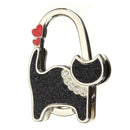 beautiful cat compact handbag holder Hanger Bag Holder Black X5D3