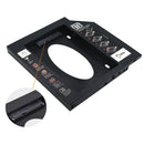 ABS 12.7mm Hard Drive Bay Caddy Sata To Sata Optical Tray Bracket for Laptop