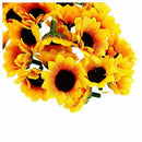100 Pcs Artificial Sunflower Little Daisy Gerbera Flower Heads for Wedding