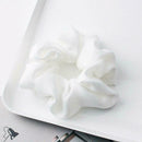 Women Hair Rings Satin Cloth Scrunchies Ponytail Holder Hairband (Style 2) A