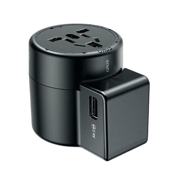 Baseus Universal Travel Adapter USB Charger Plug Power Converter+Socket Pin