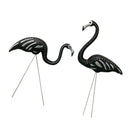 Zombie Skeleton Flamingo Yard Ornaments With Stakes, Pack Of 2