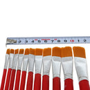 12 x Nylon Hair Artist Watercolour  Oil Painting Paint Brush Set Supply FT