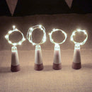 4pcs LED Wine Bottle Cork Light USB Copper Wire Light String (Cold White)