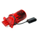 7-Way Round To 4 Pin Flat Trailer Wire Light Power Adapter Plug with Dust Cap