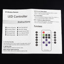 12V Wireless Remote Switch Controller Dimmer Mini LED Strip Light EBAUB Ew
